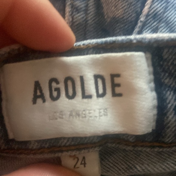 Agolde Wilder Jeans Whiplash Sz 24 A156B-1255 - Picture 6 of 7